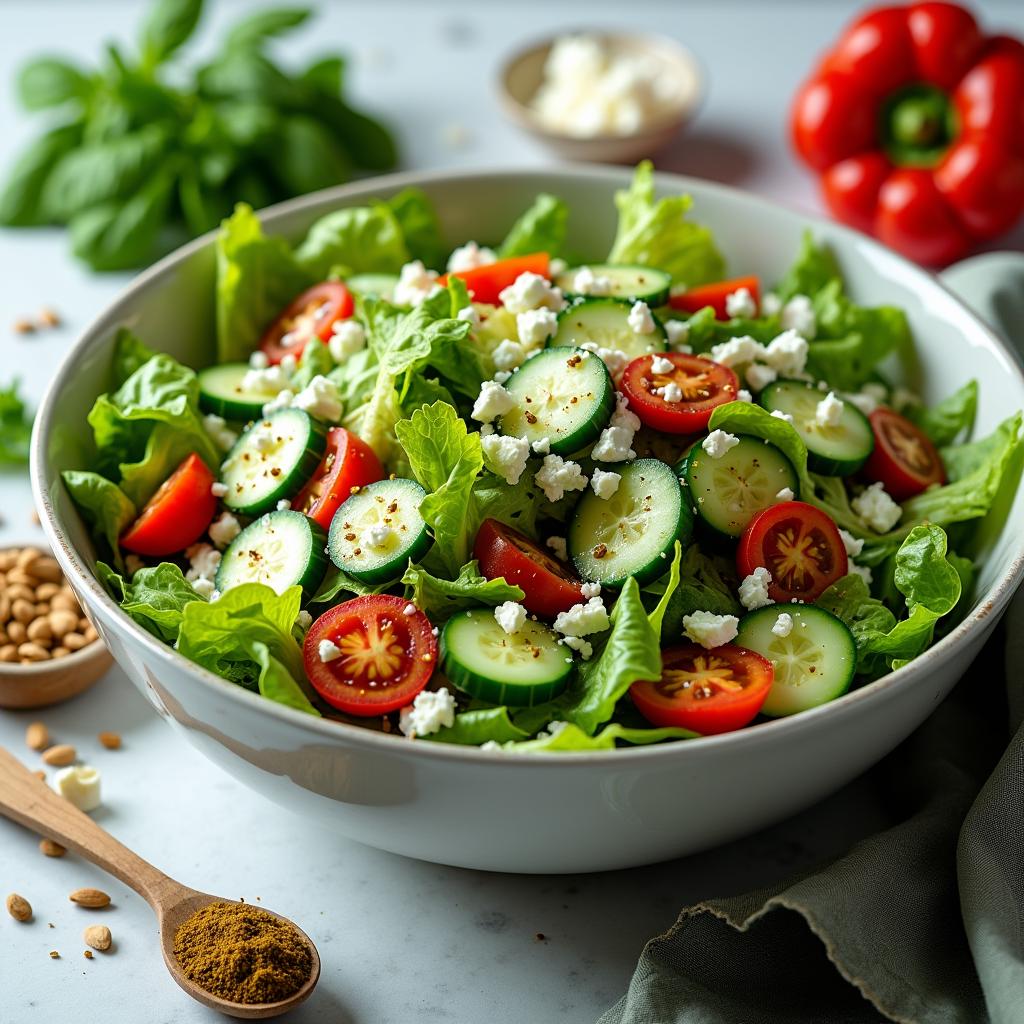 Die 5 besten schnellen Beilagen zum Grillen 3 Grüner Salat: Frisch und Knackig