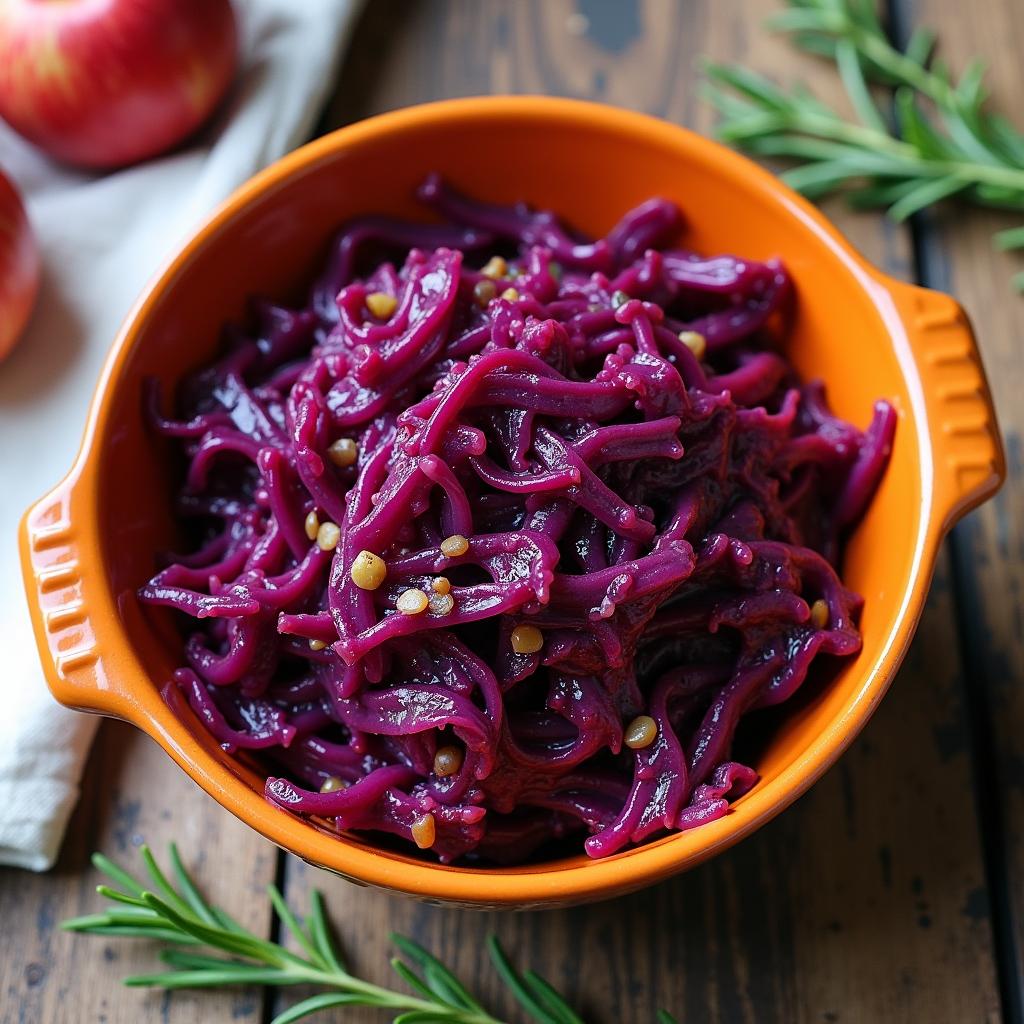 Die 4 Traditionelle Schnitzel Beilagen 3 Rotkohl