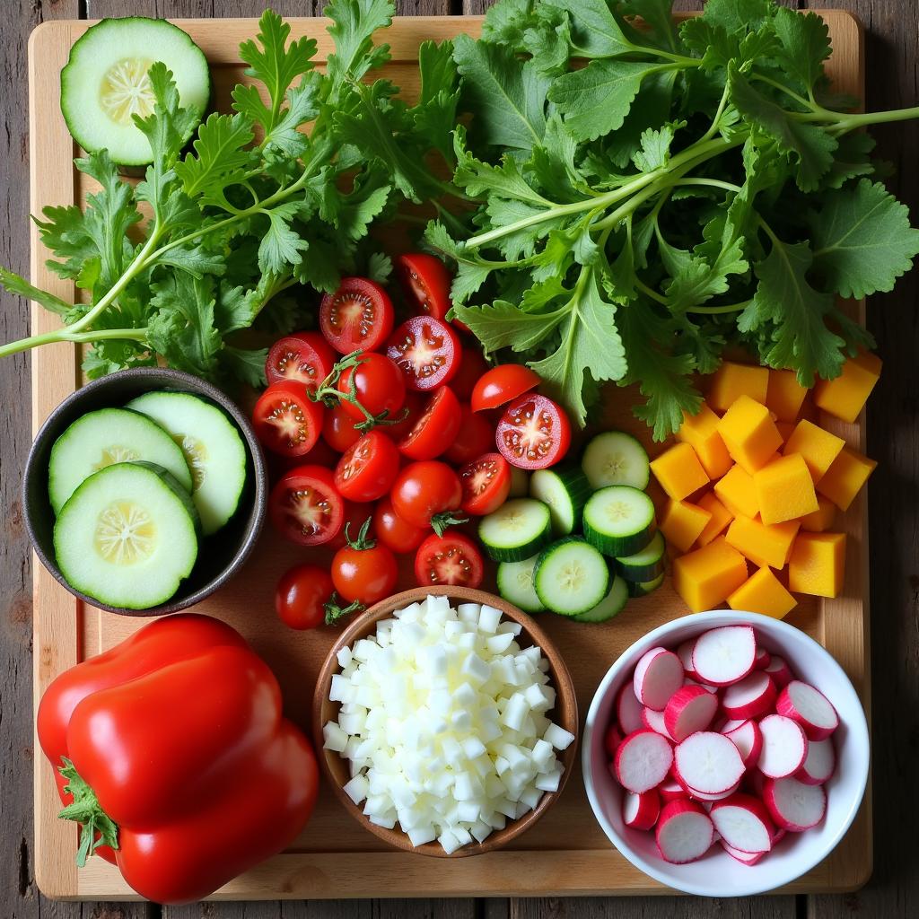 Grüner Salat Rezept 2 Zutaten für den Grünen Salat
