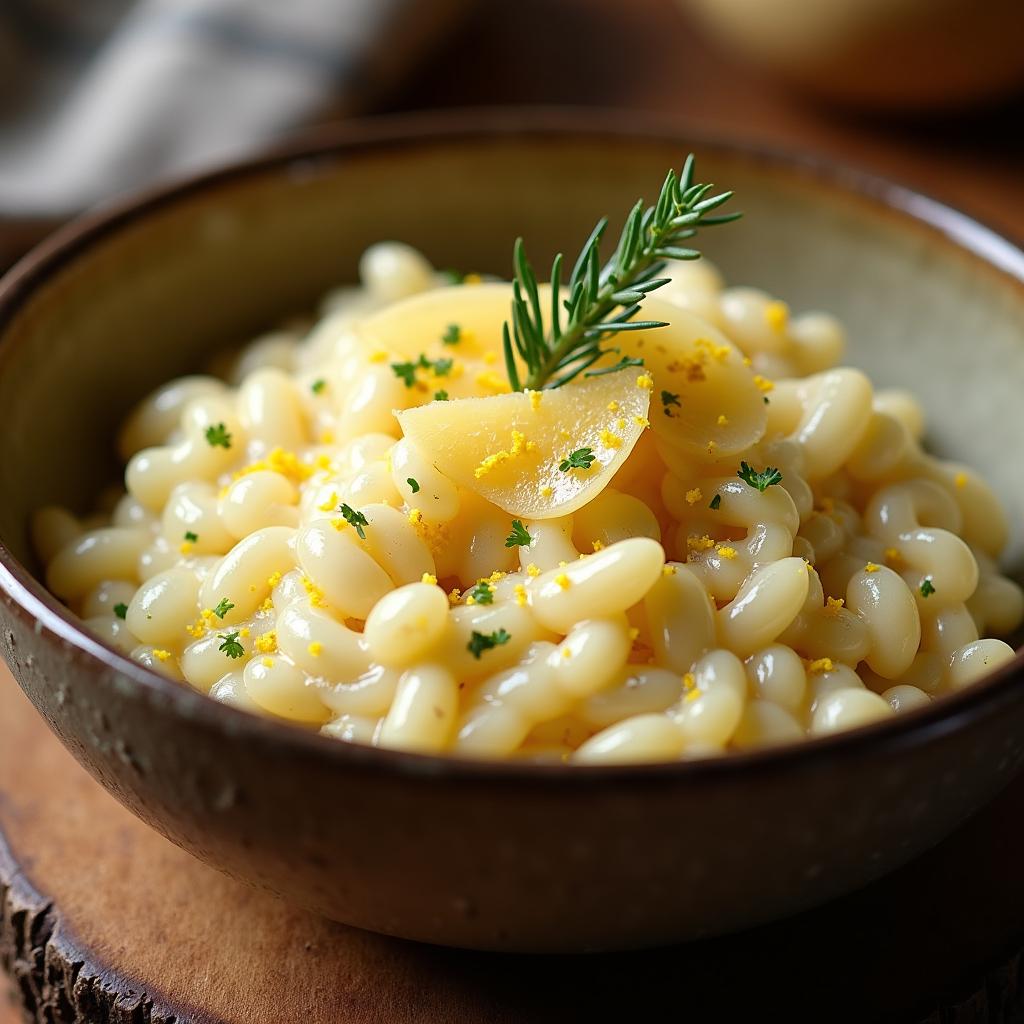 Die 10 Besten Beilagen zu Fisch 5 Cremiges Risotto mit Zitrone und Parmesan