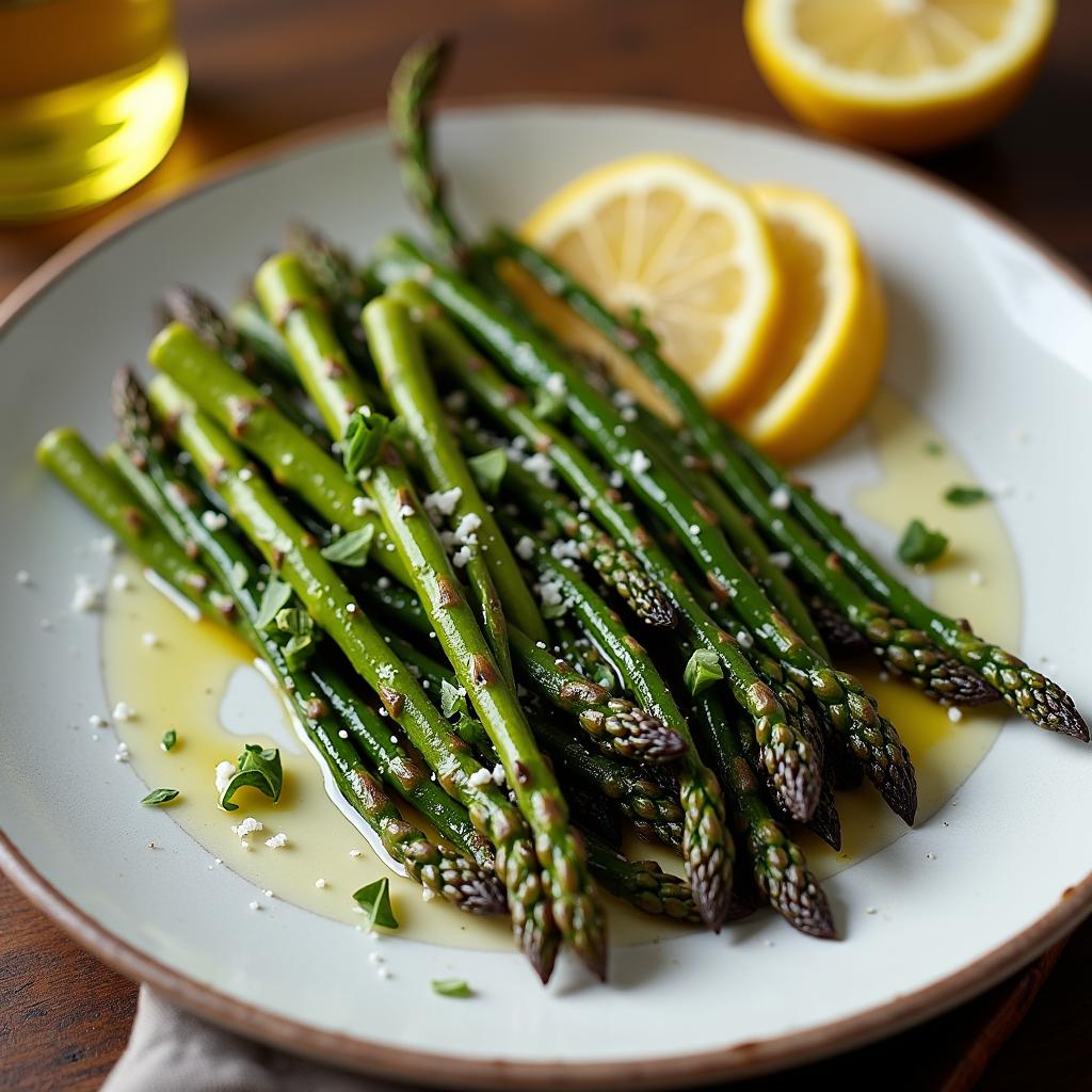 Die 10 Besten Beilagen zu Fisch 4 Geroesteter Spargel mit Zitrone