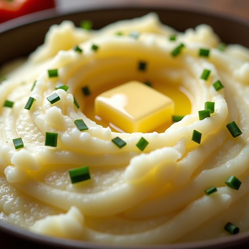 Die 10 Besten Beilagen zu Fisch 8 Kartoffelpüree mit Schnittlauch und Butter