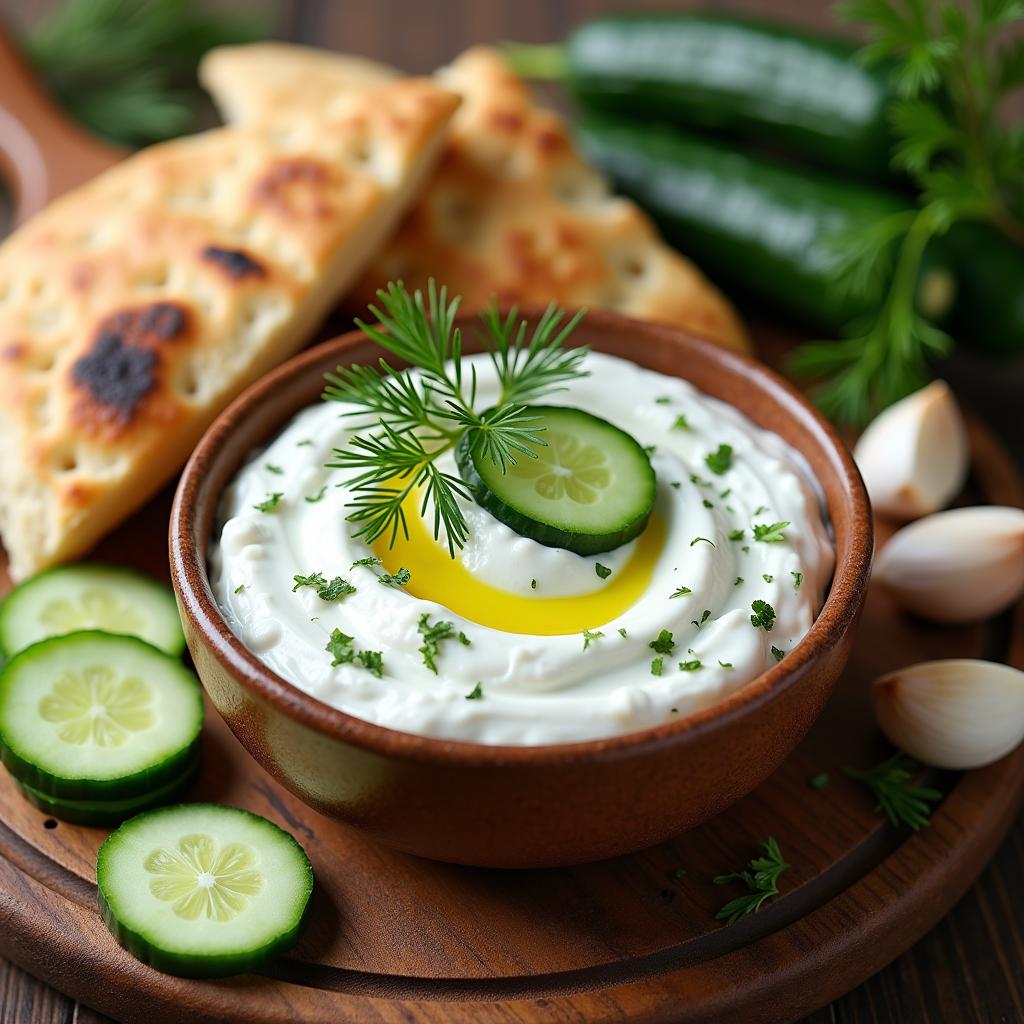 Die besten vegetarischen Beilagen zum Grillen 4 Klassisches Tzatziki