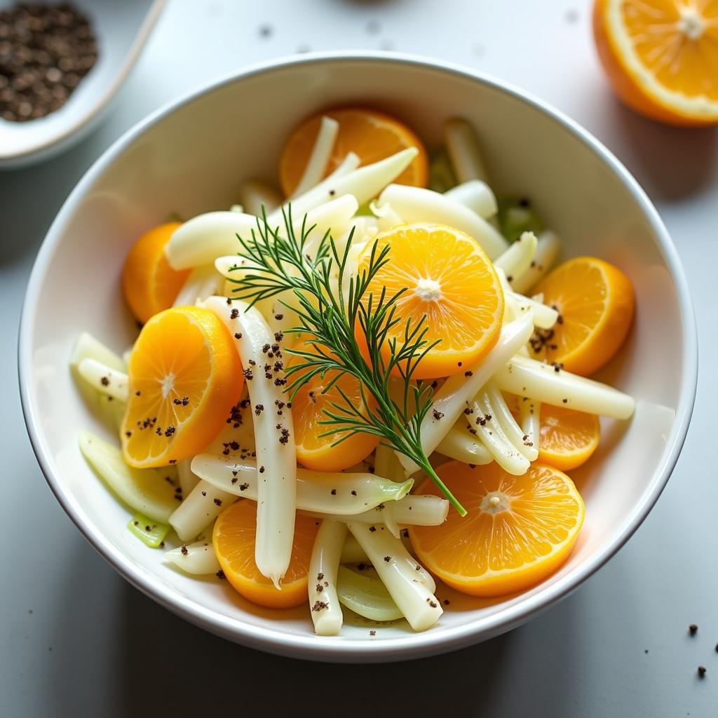 Die 10 Besten Beilagen zu Fisch 3 Knackiger Fenchelsalat mit Orangen