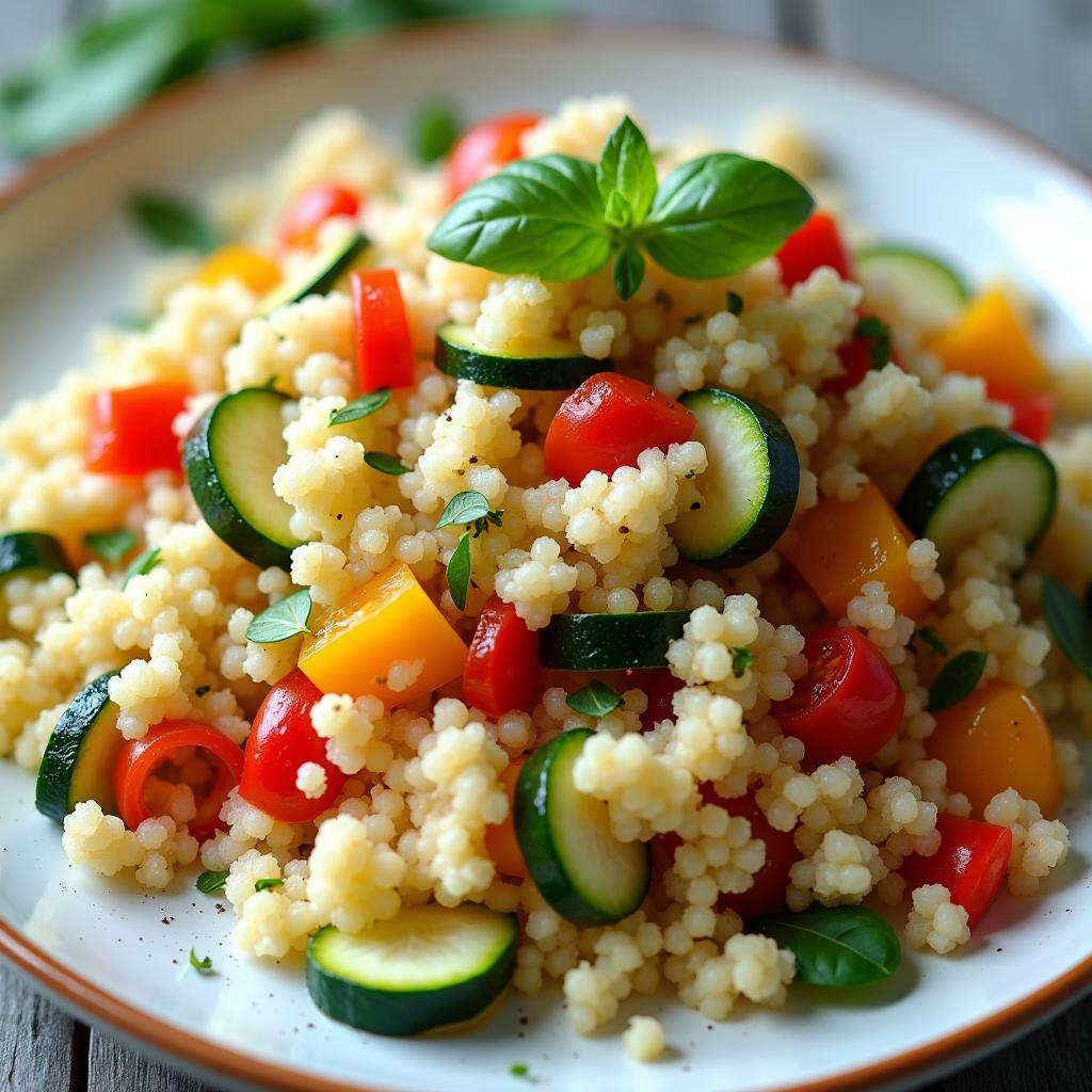 Die 10 Besten Beilagen zu Fisch 9 Mediterraner Couscous mit Gemüse